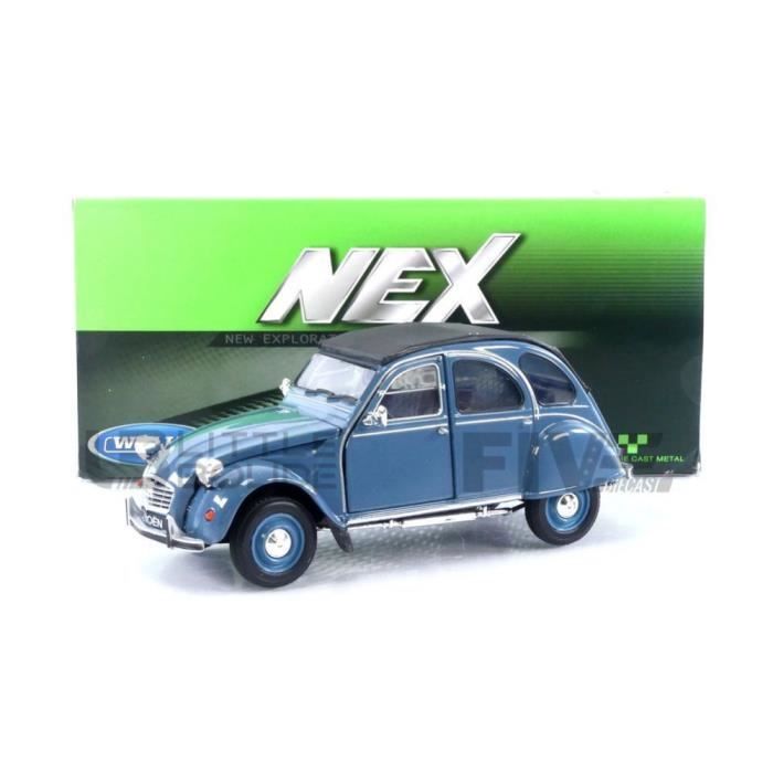 Voiture Miniature de Collection WELLY 1 24 CITROEN 2CV Blue 1982 Cdiscount Jeux Jouets