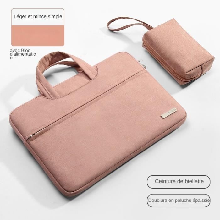 14 pouces Rose Sacoche pour Ordinateur Portable Housse Sac Sacoche