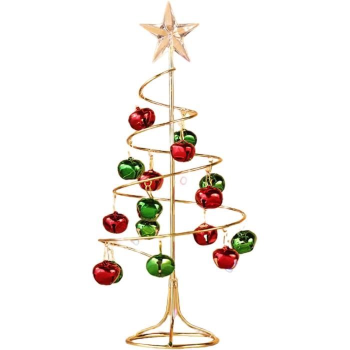 Sapin De Noël En Fer, Décoration De Noël Avec Cloches En Fer