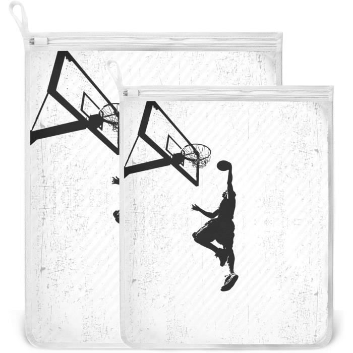 Basket Noir Art Filet À Linge Machine À Laver Sac De Lavage Du Linge À