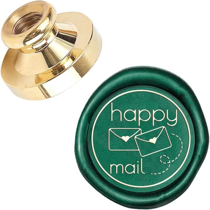 Craspire Sceau De Cire Tampon Renard - Laiton 25mm - Vintage Pour Invitations Mariage, Cadeaux, Cartes