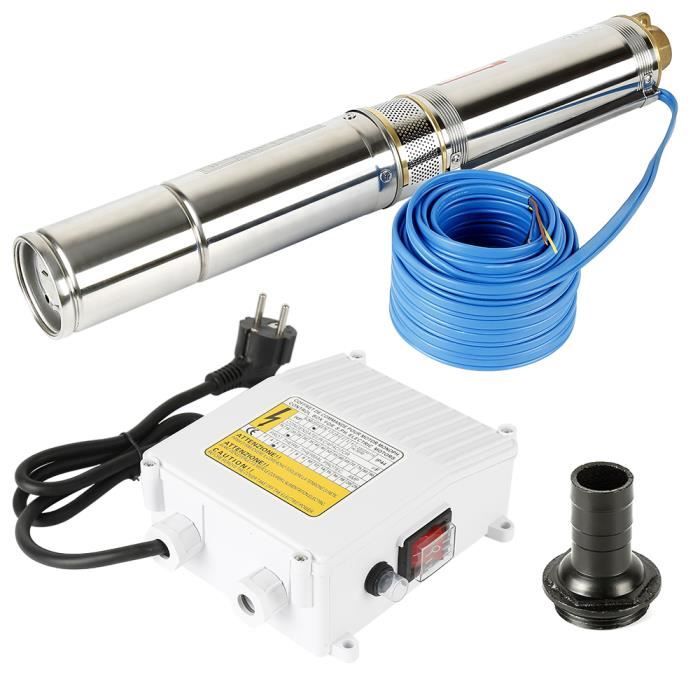 câble 40m Pompe immergée 3"pour puits 3T/32 750W 230V câble 40m Pompe immergée 3"pour puits 3T/32 750W 230V