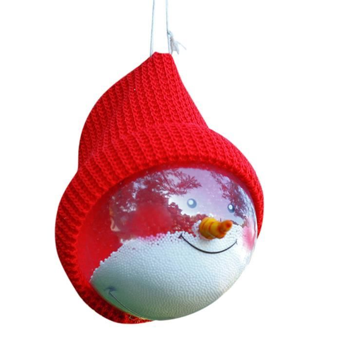 Acheter Boule De Noel Transparente Boule De Decoration D Arbre De Noel Boule Transparente De Neige De Noel Avec Capuchon Hha80816962a Achat Vente Boule De Noel Cdiscount