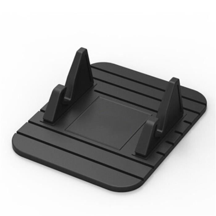 Lot De 2 Tapis Antidérapants Tableau De Bord Voiture - Silicone Adhésif - Pour Téléphone, Clés, Lunettes