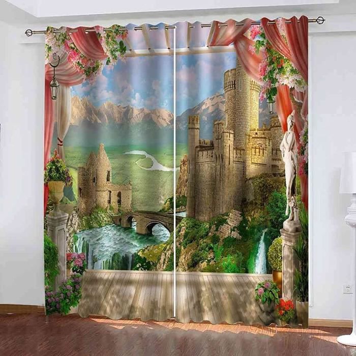 Victoria M. Aurora Rideau Occultant/Opaque/Thermique à Œillets 140 x 245 cm, Vert Clair Victoria M. Aurora Rideau Occultant/Opaque/Thermique à Œillets 140 x 245 cm, Vert Clair