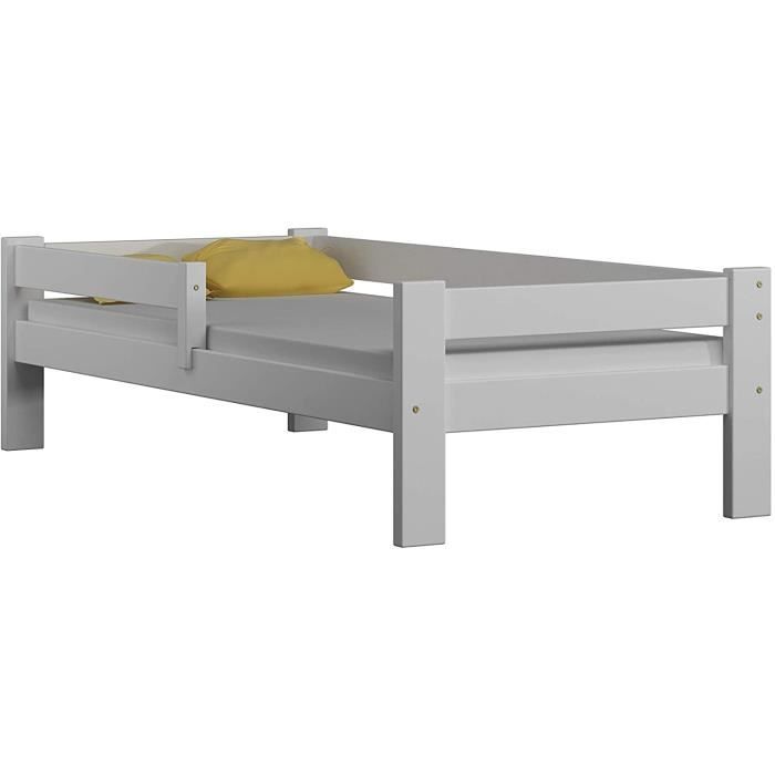 Children/'s Beds Home Dimensions 180 x 64 cm pour lit 190 x 90 cm Rangement sous le lit couleur gris Tiroirs simples