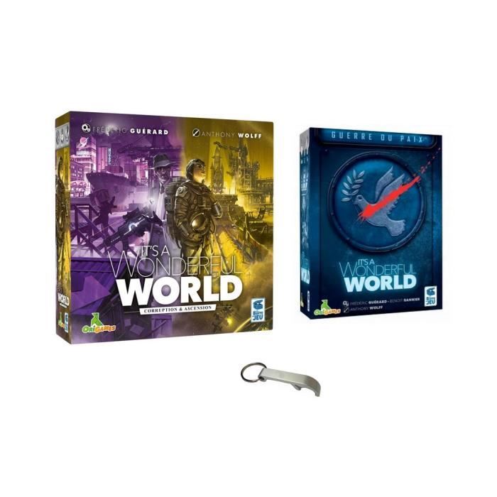 Lot It's A Wonderful World Extension Guerre Ou Paix + Extension Corruption et Ascension + 1