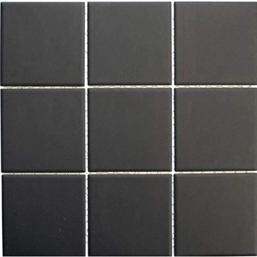 Mosaïque Céramique - MOSANI - MOS14-CU922 - Noir - Carré - Résistant au ...