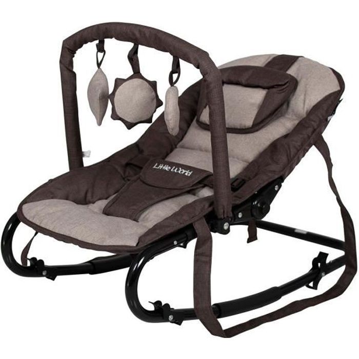 Little World Transat pour b&eacute;b&eacute; Starwing Beige et marron
