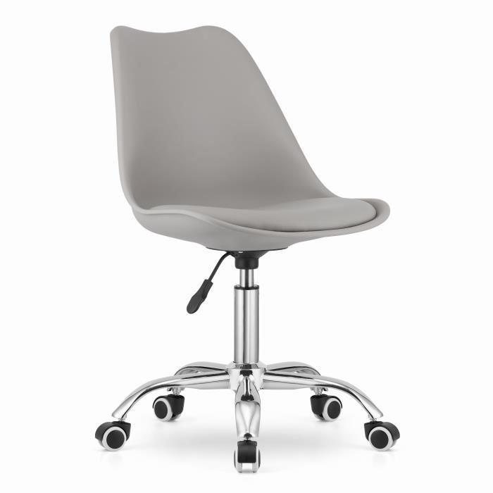 Chaise pivotante ALBA - gris Chaise pivotante ALBA - gris