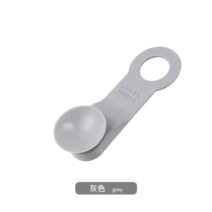 ABATTANT WC,2pcs White--Poignée De Levage Adhésive Transparente Pour Couvercle De Toilette