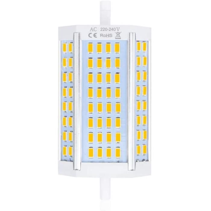 30W R7s Dimmable 118mm Ampoule LED J118 projecteur double extrémités