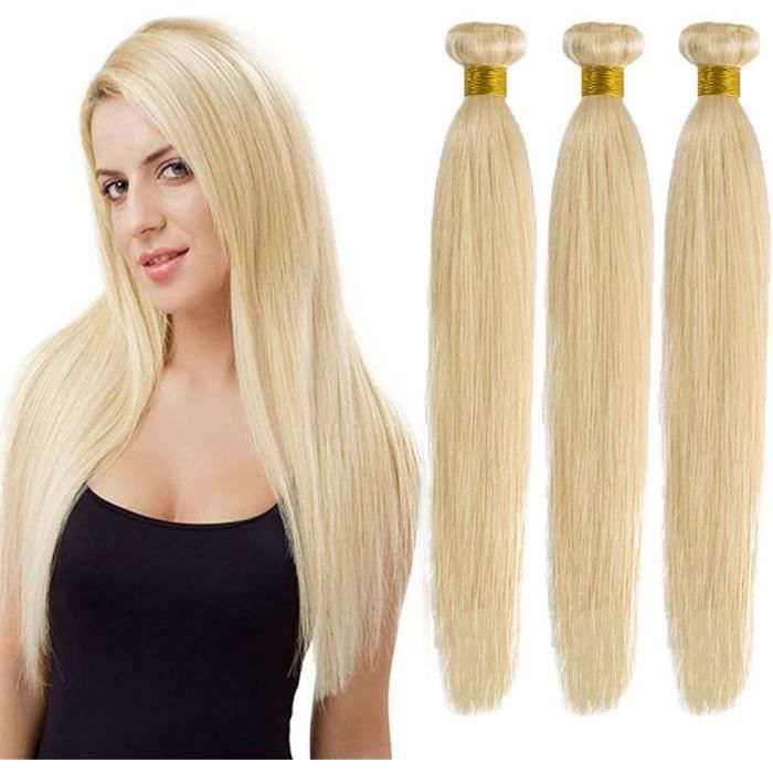 Extensions de cheveux et perruques et accessoires Tissage Blond
