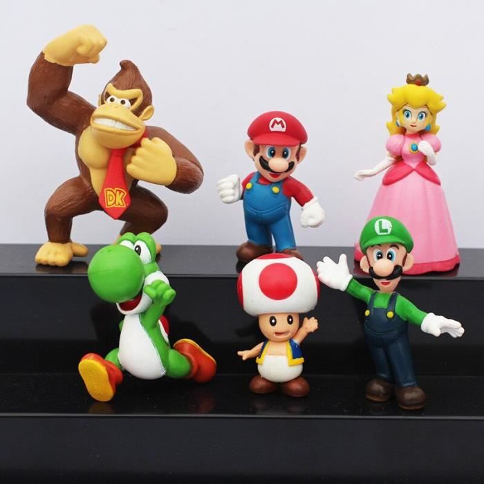 Nouveau 18 pcs Super Mario Mini Figure Mignon Jouets Poupée Figurines Collection Cadeau