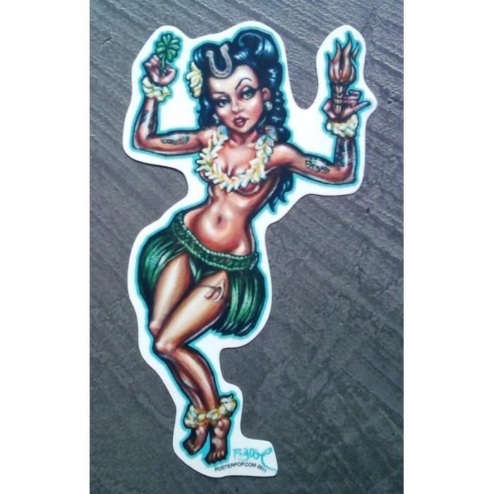 Adesivo Para Porta Da Geladeira Pinup - Personalizado | Frete Gr&aacute;tis