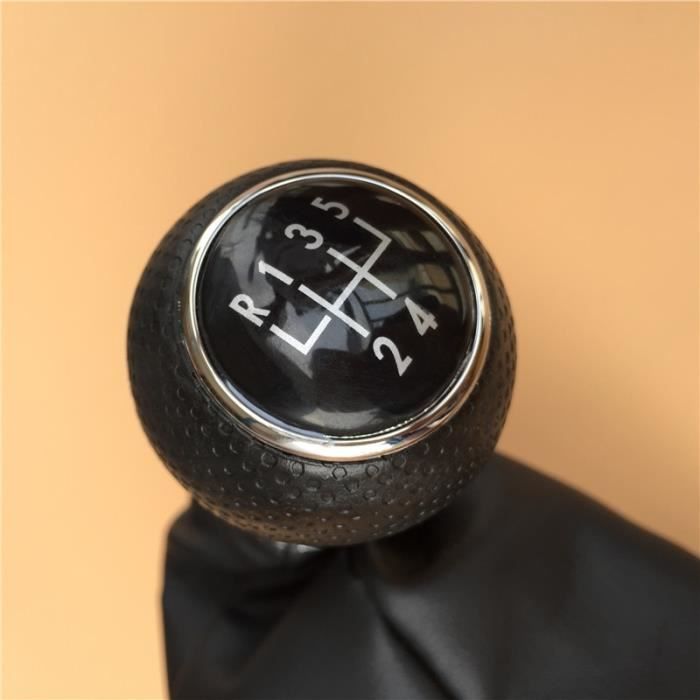 Pommeau De Levier De Vitesses Pour VW T6 T7 Transporter/Multivan/Caravelle 2016-2020 - Cuir Et ABS, 6 Vitesses