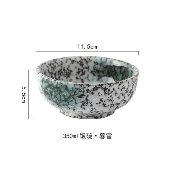 Bols De Riz En Céramique De Style : Motif De Fleurs De Cerisier Soupe Ramen Bols À Soupe De