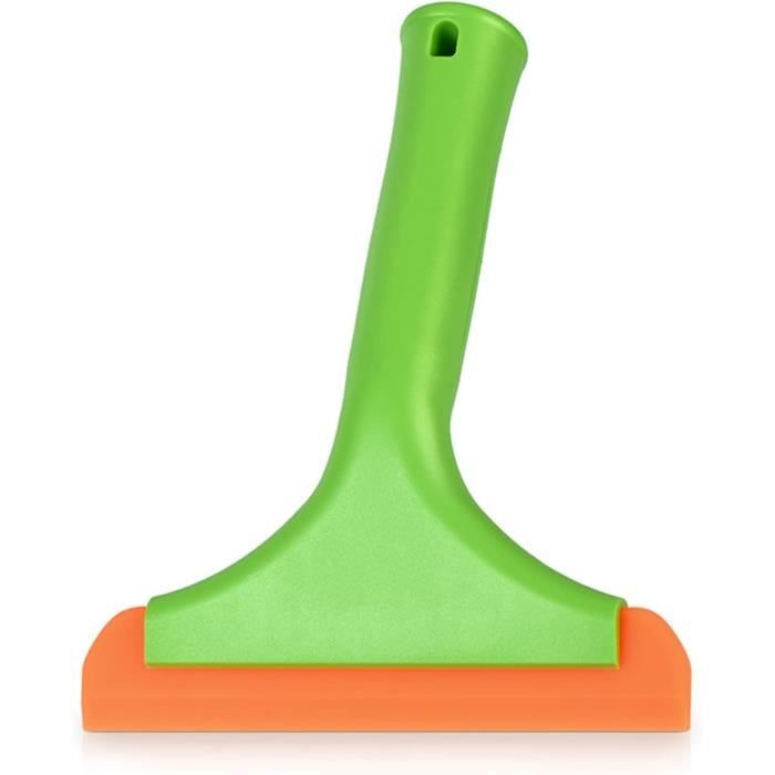 Raclette Douche Avec Manche Long Réglable (136 Cm) – Grattoir Silicone Pour Vitres, Sols, Carrelage