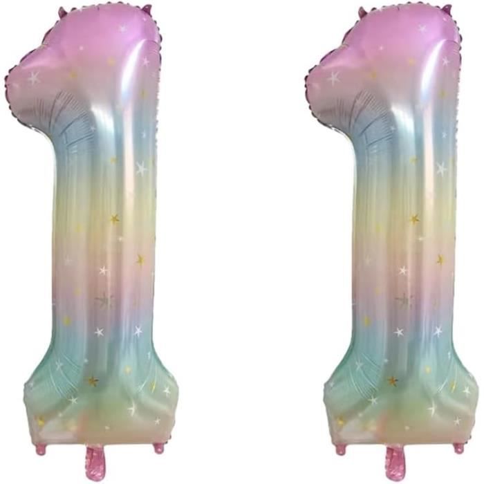 Ballon Gonflable Géant Xxl Avec Chiffres De 9 Ans 101 Cm Pour Garçon Et