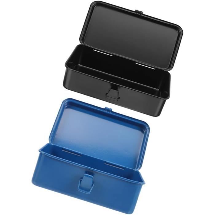 6 Boutons De Manchette En Aluminium Bleu Avec Système De Verrouillage - Neufs, Présentoir Inclus