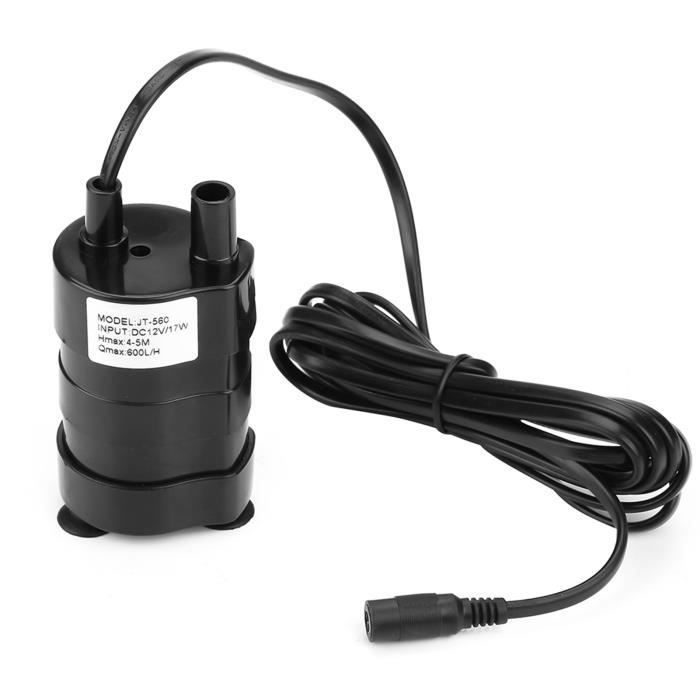 12V DC 1.2A Submersible Water Pump – 5M High Lift, 840L/H Flow, Micro Mini Pump For Fountain, Aquarium, Hydroponics