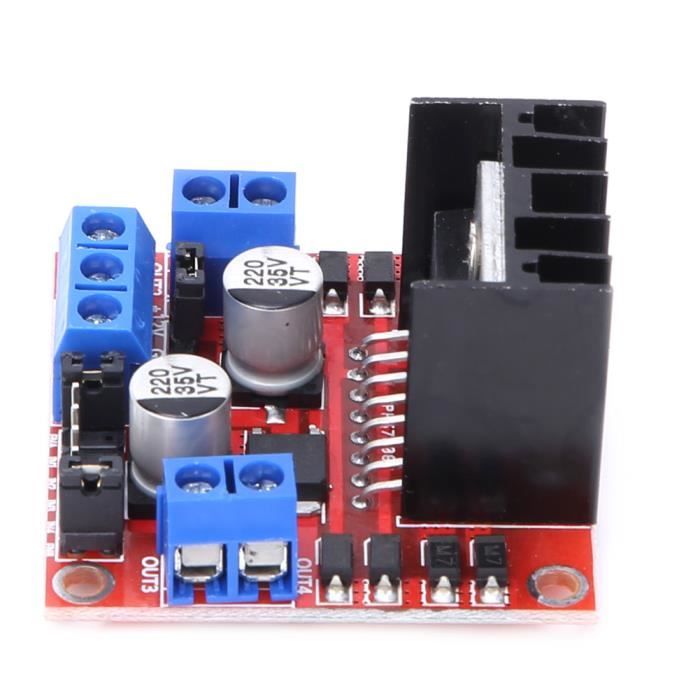 Greluma Lot 4 Modules L298N - Contrôleur Double Pont H Moteur DC/Pas à Pas Pour Arduino Raspberry Pi