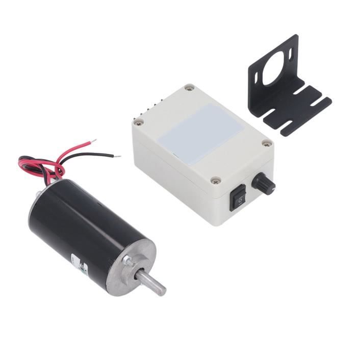 Toplionace 775 Motoréducteur, Micro Réducteur 12V 35W Moteur Réglable à Vitesse de Couple Élevée 24V Bricolage Moteur à Courant Continu à Vitesse Lente XD-60GA775 (5tr/min, 12V