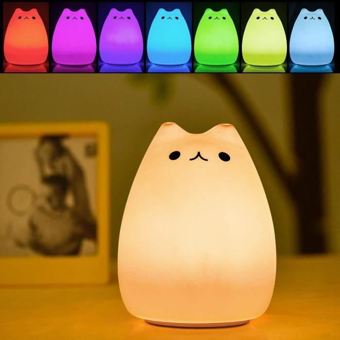 Veilleuse Enfant Bebe Lampe Led De Chevet De Nuit Forme Chat Multicolore Portable Rechargeable Usb Lumiere Camping Chambre Cdiscount Puericulture Eveil Bebe Veilleuse Enfant Bebe Lampe Led De Chevet De Nuit Forme Chat Multicolore Portable Rechargeable Usb Lumiere Camping Chambre Cdiscount Puericulture Eveil Bebe
