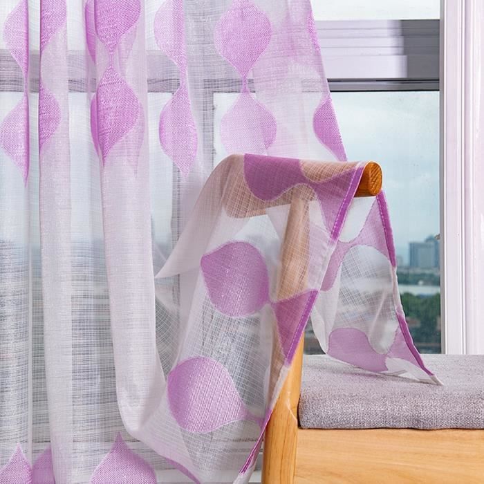 Ele ELEOPTION French Panneau De Porte Voile Elegance Rideaux - 5