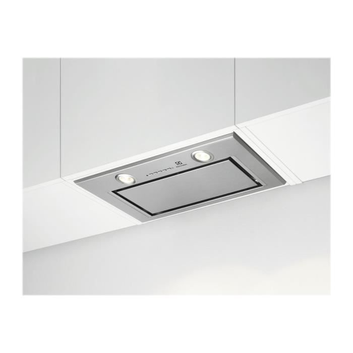 Electrolux Efg60563ox Hotte Groupe Filtrant Largeur 54 Cm Profondeur 30 Cm Evacuation Recyclage Achat Vente Hotte Cdiscount