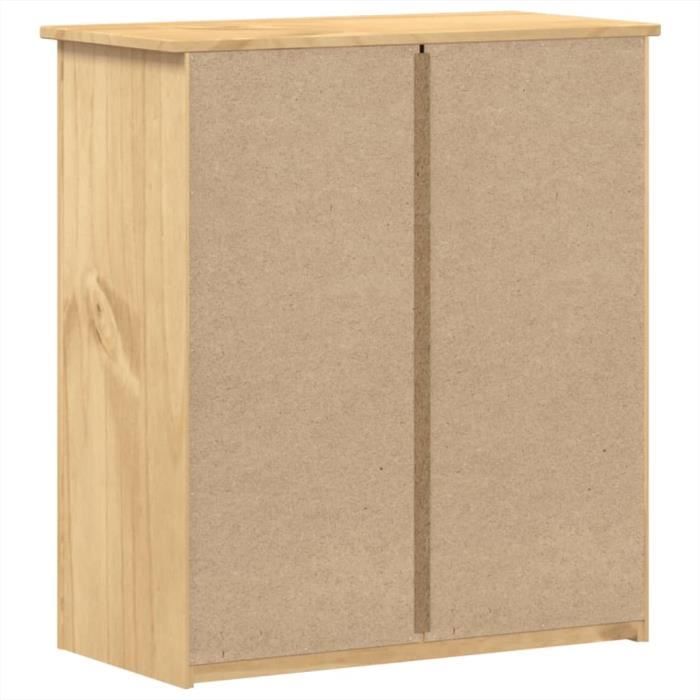 Commode - ESTINK - Corona - Bois massif de pin - 5 tiroirs - 80x40x89 cm
