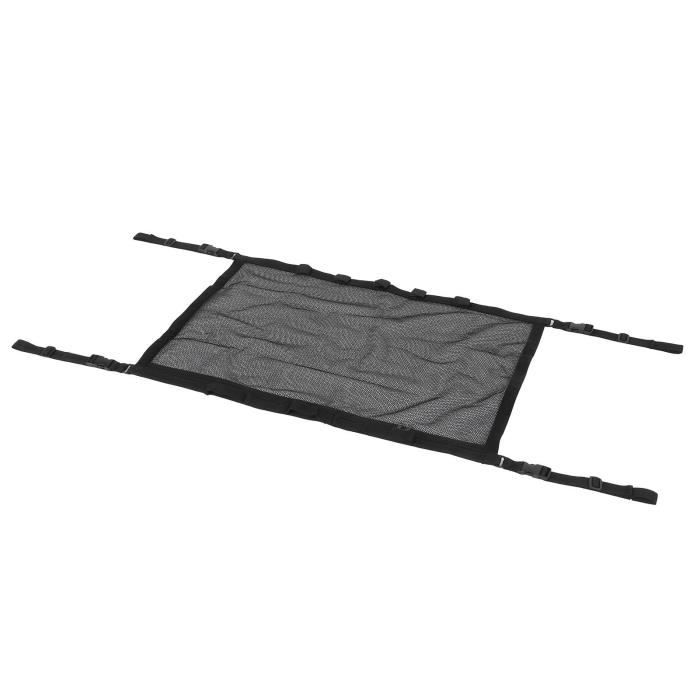 Filet De Rangement Pour Toit De Voiture 90x65cm - 3 Poches Zippées - Universel Berline, SUV, Jeep