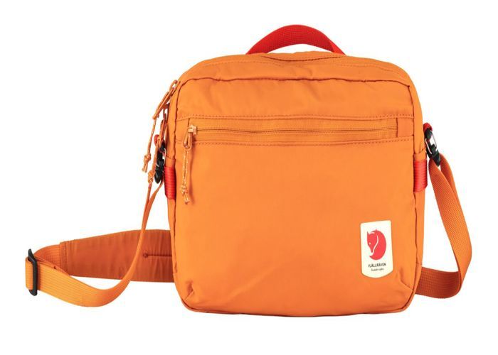 Fjällräven Sac à épaule bandoulière orange rouge pour femme et homme - High Coast Crossbody Bag Sunset Orange 234136