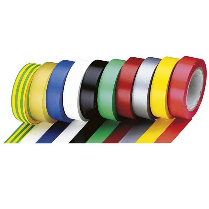 Adhésif isolation - 15 mm x 10 m coloris assortis - lot de 10