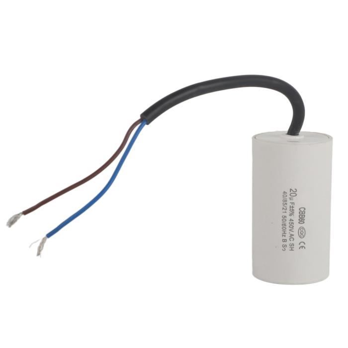 Condensateur Mka 7 Uf 5% 450 V 30x57 Avec Pointe M8 Et Double Cosse