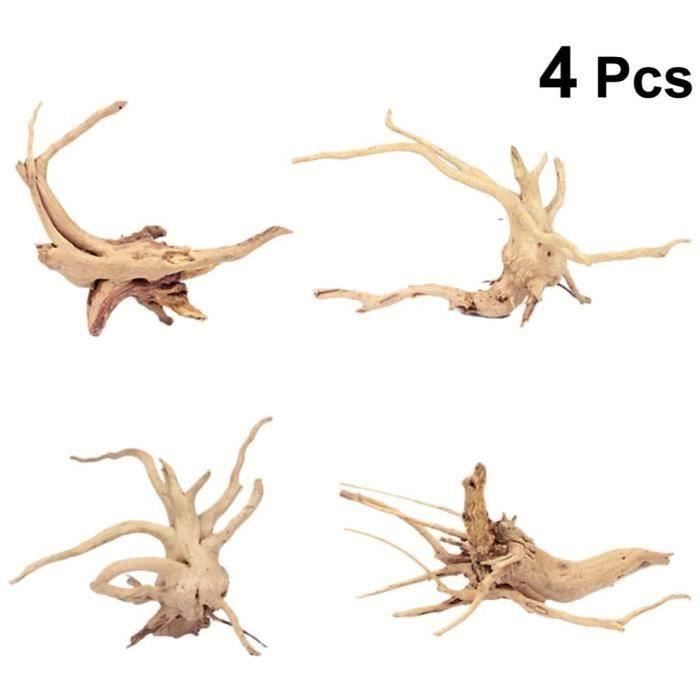 Meilleurs prix pour Décoration d'aquarium - HAOPYOU - Bois Flotté - Naturel - 10 x 15 CM - Reptiles