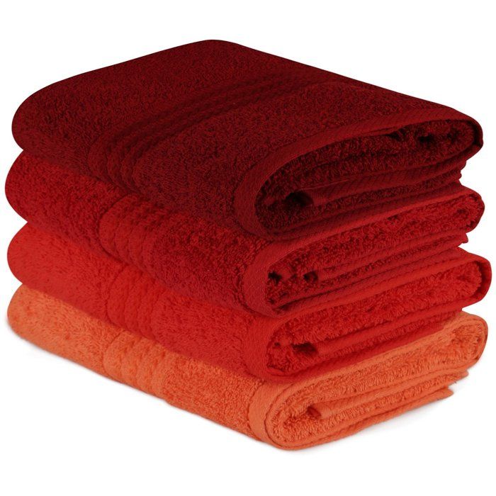 Lot de 4 serviettes de toilette 50 x 90 cm - vue 7