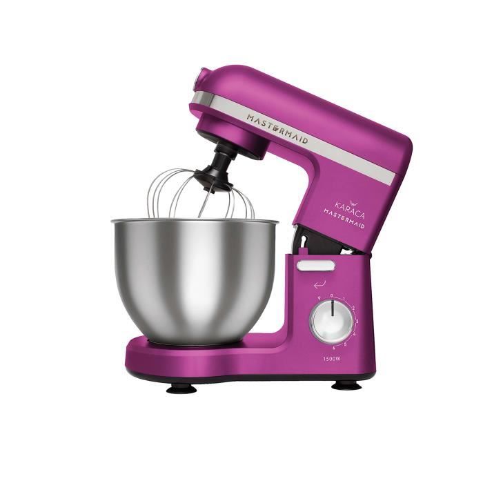 Karaca Mastermaid Chef Stand Mixer Brillant Fuchsia 1500W 5 lt , Mixeur ...