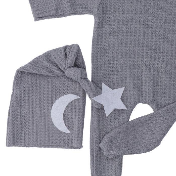 LICHENGTAI Tenue Photo Nouveau-né Au Crochet – Costume Bébé 0-3 Mois – Fausse Laine – Mignon Animal – Cadeau Naissance – Lavage Main