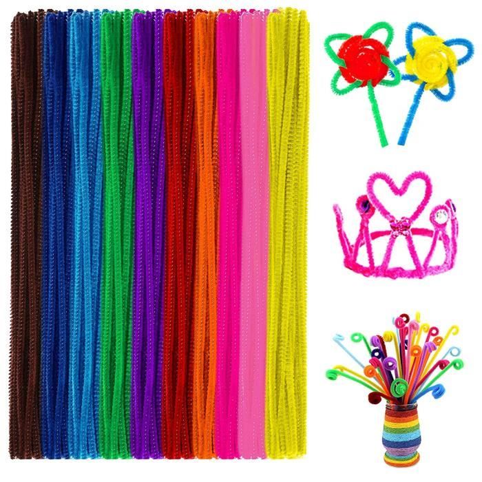 410 PCS Chenille Pour Le Bricolage, Fil Chenille Loisir