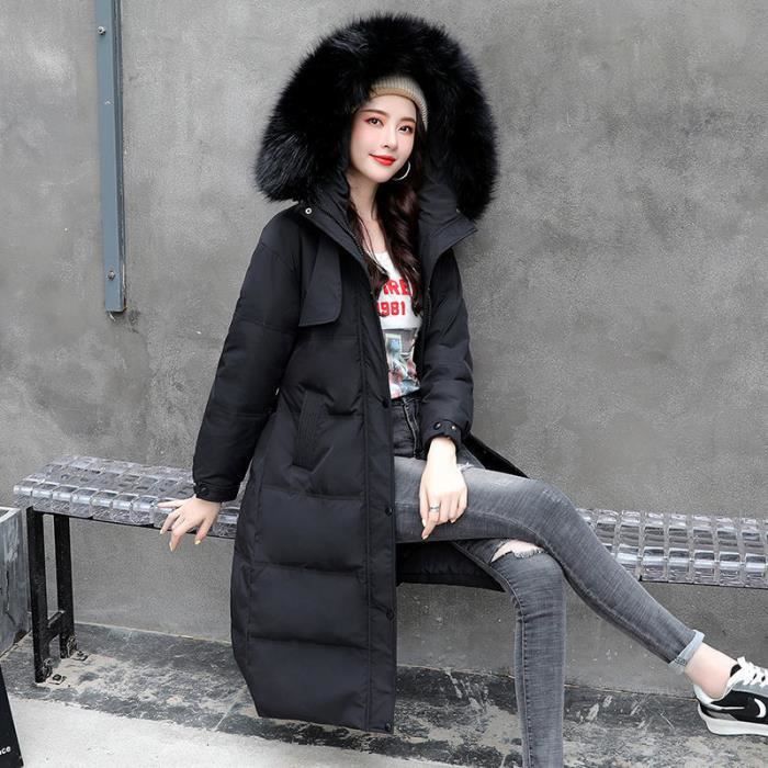 Manteau femme noir 2025 hiver