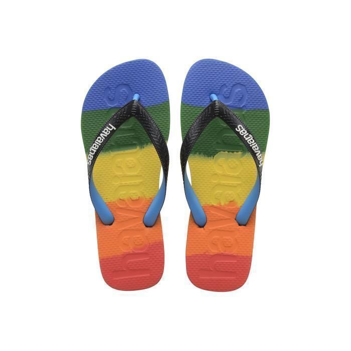 Tongs Havaianas Top Logomania Multicolor Rainbow Femme