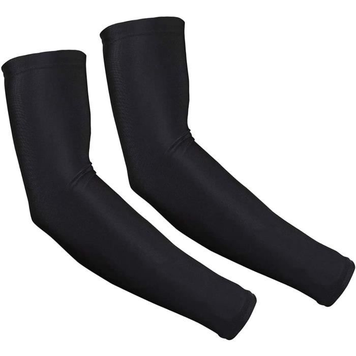 Unisexe Respirant en Nylon de Refroidissement à Manches Longues Protection Solaire Chauffe-Bras