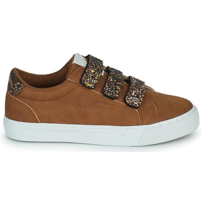 Basket scratch femme marron store
