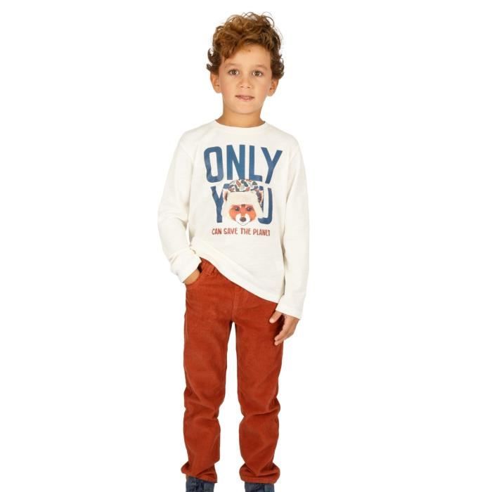 Pantalon pour garcon. Mod. Panosin Ref. 76427 320. Coleur orange Orange Cdiscount Pret a Porter