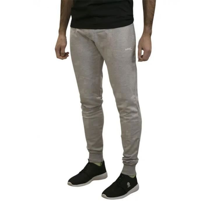 Jogging enfant Softee gris 16 ans coton poignets et taille