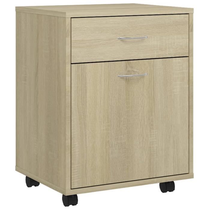 STAR®3063 MODERNE Armoire à roulettes Chêne sonoma 45x38x54 cm