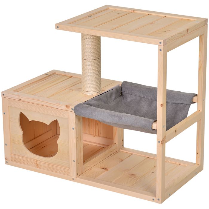 Arbre A Chat Design Contemporain Griffoir Grattoir Sisal Naturel