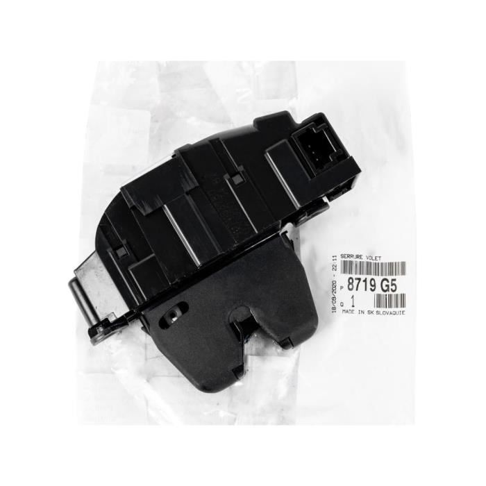 Serrure Hayon Coffre Citroen Berlingo C4 Picasso 6554.ZZ 6554ZZ - Micro Interrupteur Contact Démarrage