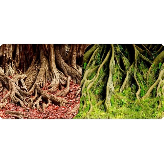 Comparer les prix de Reptiles-planet Poster Amazonian Tree Roots Hauteur 50 cm 1 rouleau de 15 mètres  2 faces  pour terrarium